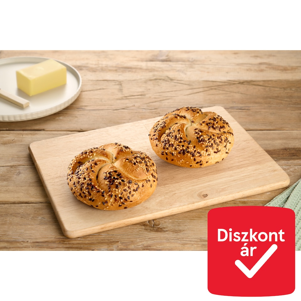 Szendvics zsemle sokmagvas 60 g  1. kép