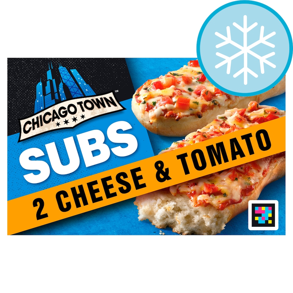 image 1 of Chicago Town Subs Cheese & Tomato 2 x 125g