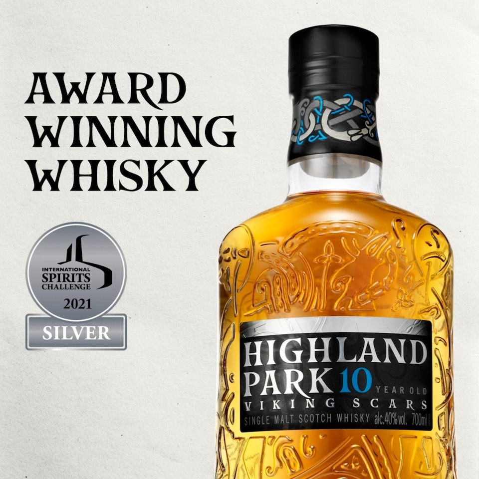 image 1 of Highland Park 10 Year Old Single Malt Scotch Whisky 70cl