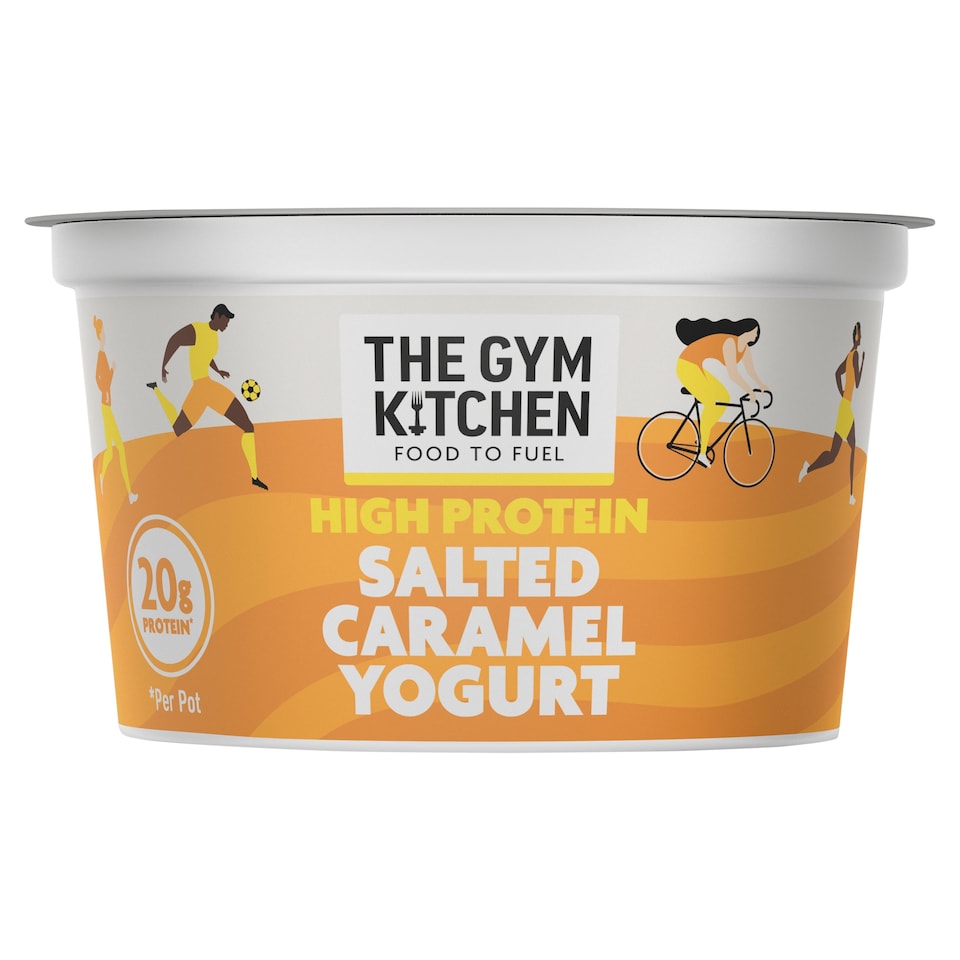 The Gym Kitchen High Protein Salted Caramel Yogurt 200g