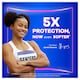 image 2 of Always Platinum Long 18 Sanitary Pads With Wings Size 2