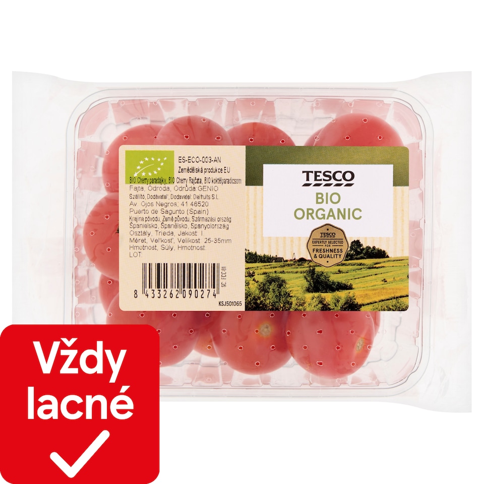 Tesco Organic Cherry Tomatoes 250 g
