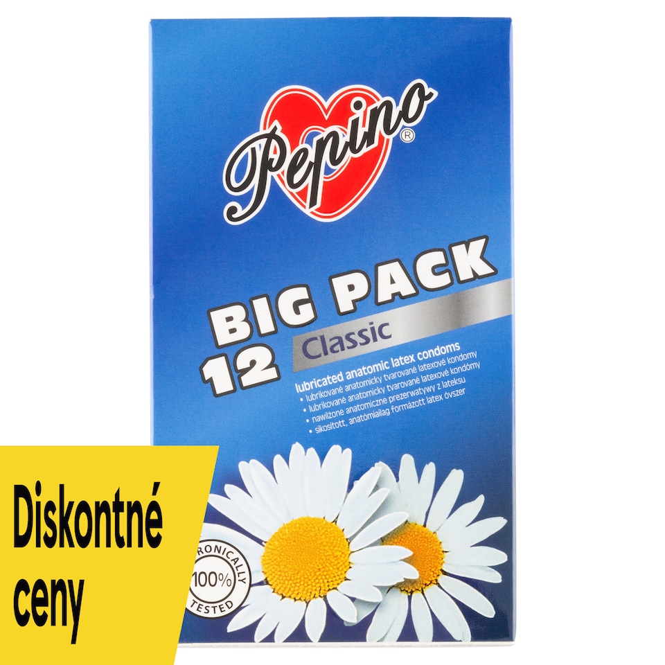 image 1 of Pepino Classic Lubricated Anatomically Shaped Latex Condoms 12 pcs