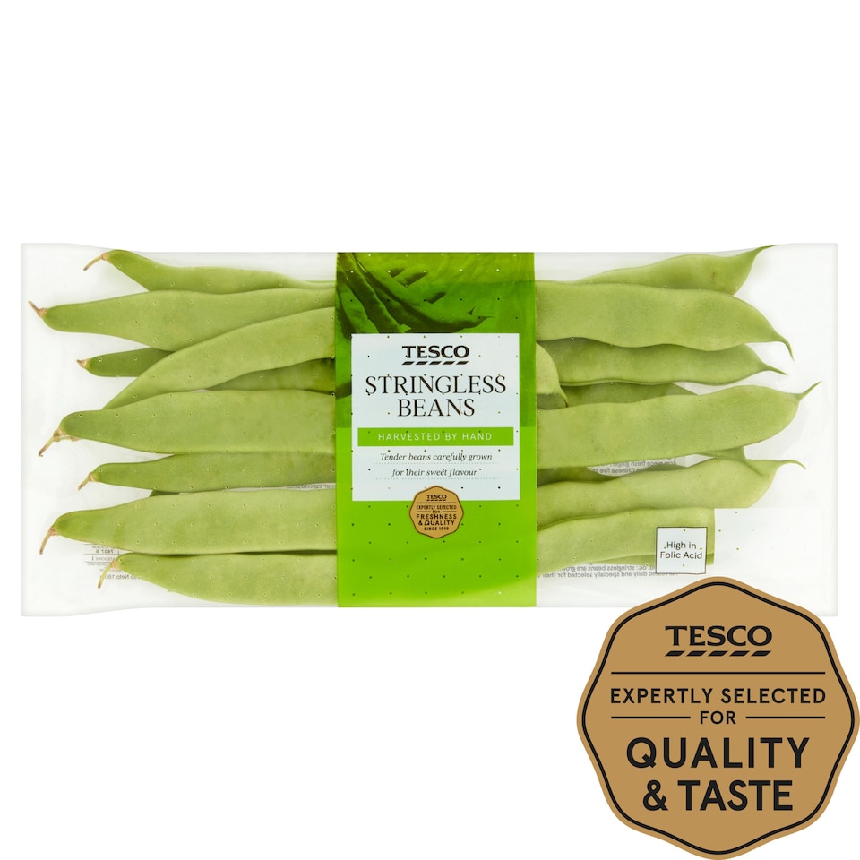 Tesco Stringless Beans 180G