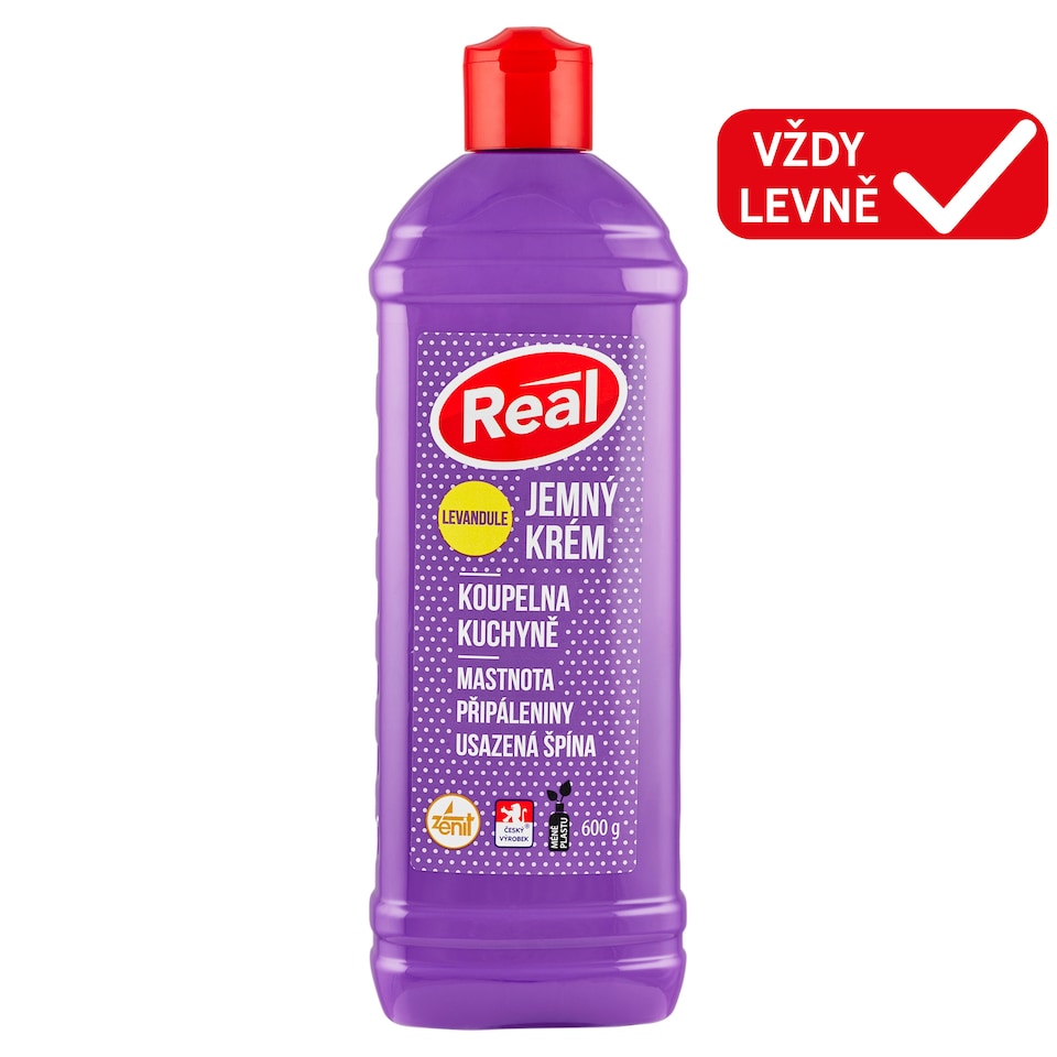 Obrázek 1 pro produkt Real Jemný krém levandule 600g