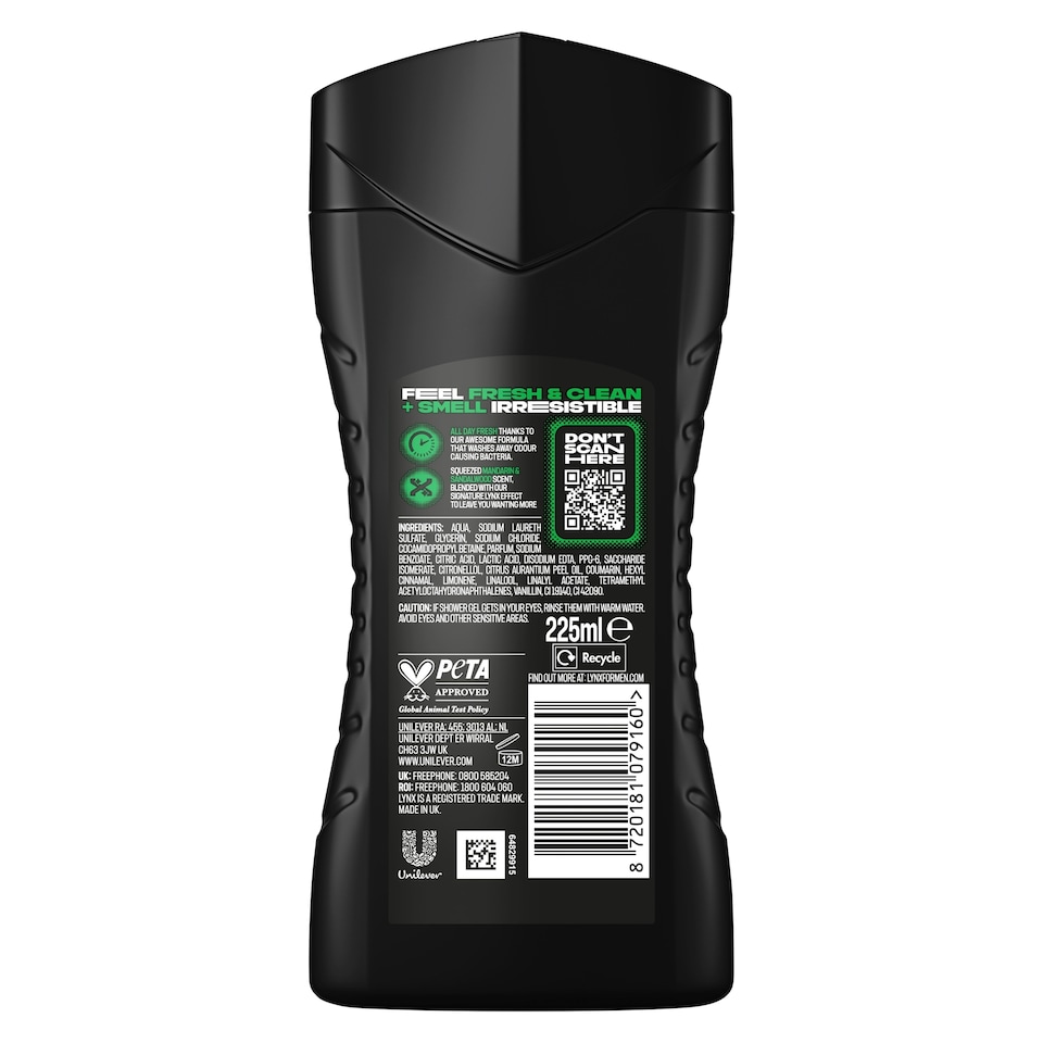 image 1 of Lynx Africa Bodywash Shower Gel 225ml