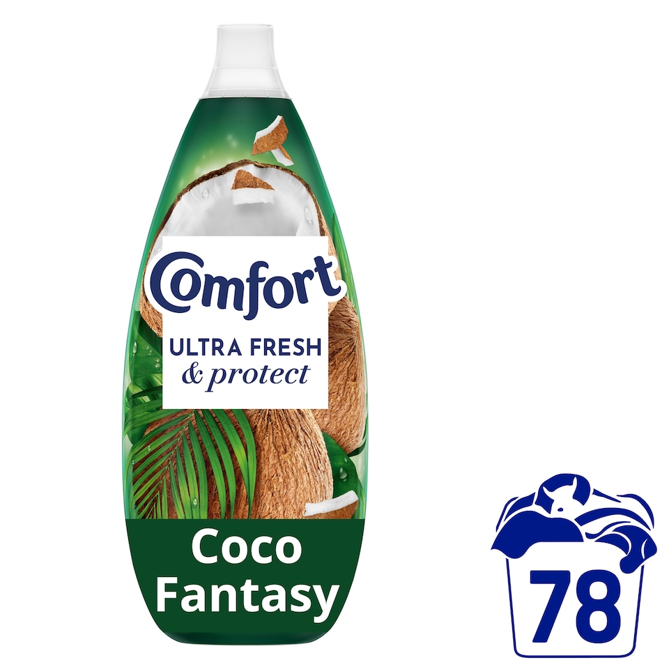 image 1 of Comfort Ultra Fresh & Protect Coco Fantasy Fabric Conditioner 78 Washes 1170ml