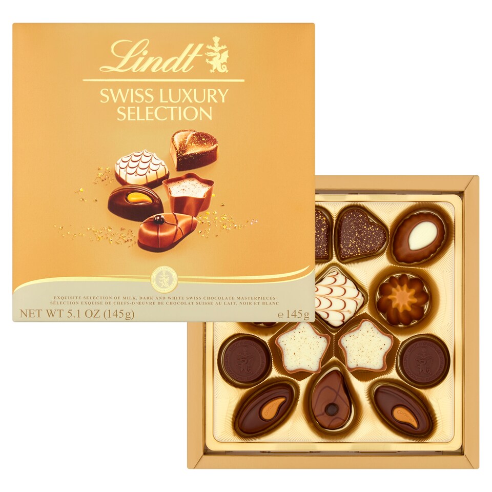 image 1 of Lindt Swiss Luxury Selection Boxed Chocolates 145G
