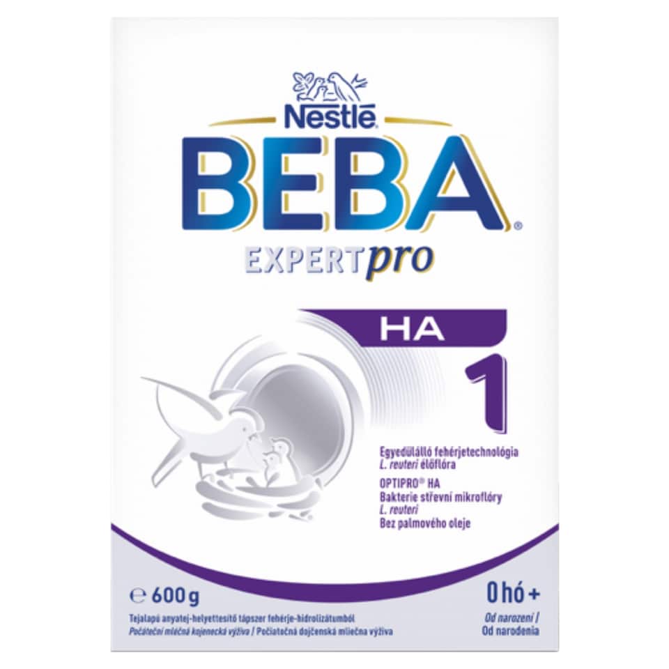Beba ExpertPro HA 1 tejalapú anyatej-helyettesítő tápszer 0 hó+ 600 g  1. kép