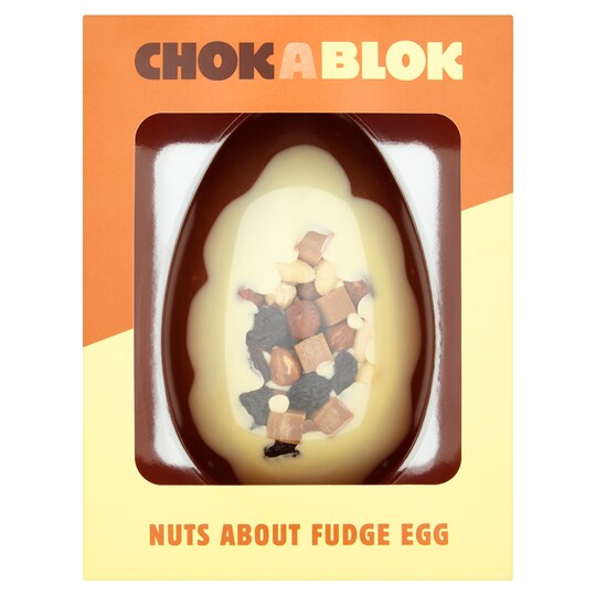 image 1 of CHOKABLOK NUTS ABOUT FUDGE EASTER EGG 300G