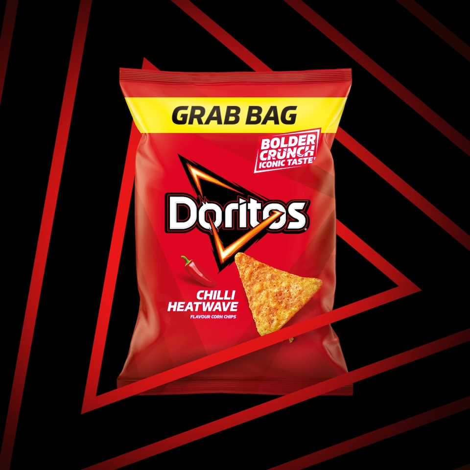 image 1 of Doritos Chilli Heatwave Grab Bag Crisps 48g