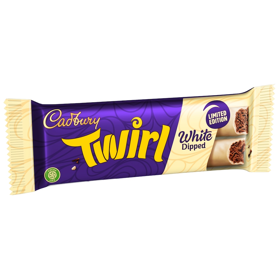 image 1 of Cadbury Twirl White Dipped Single 43G