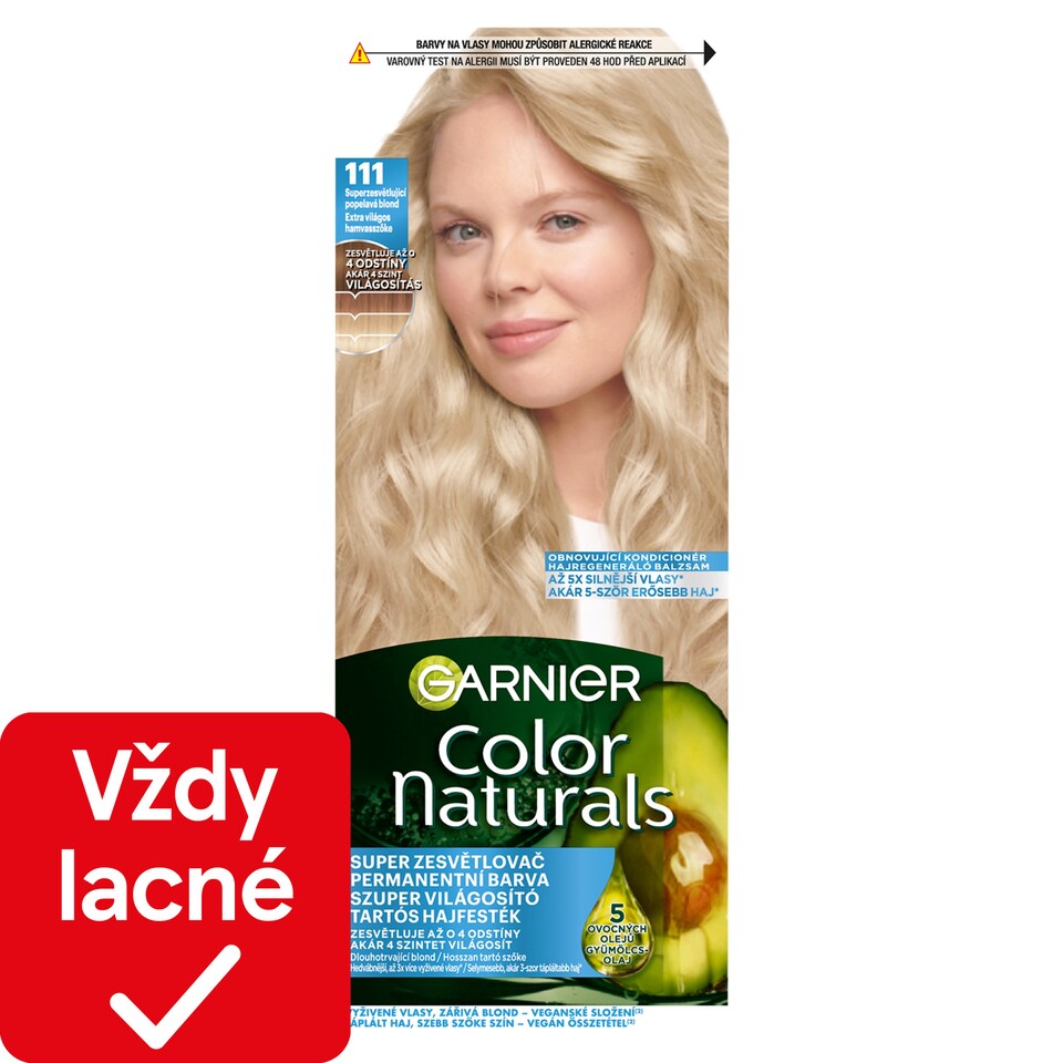 Garnier Color Naturals Permanent Hair dye 111 Extra light natural ash blond