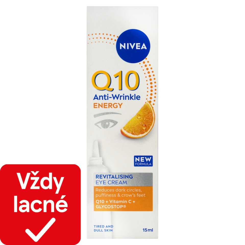 obrázok 1 z Nivea Q10 Energy Energizujúci očný krém proti vráskam 15 ml