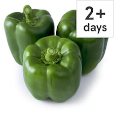 Tesco Green Peppers Each
