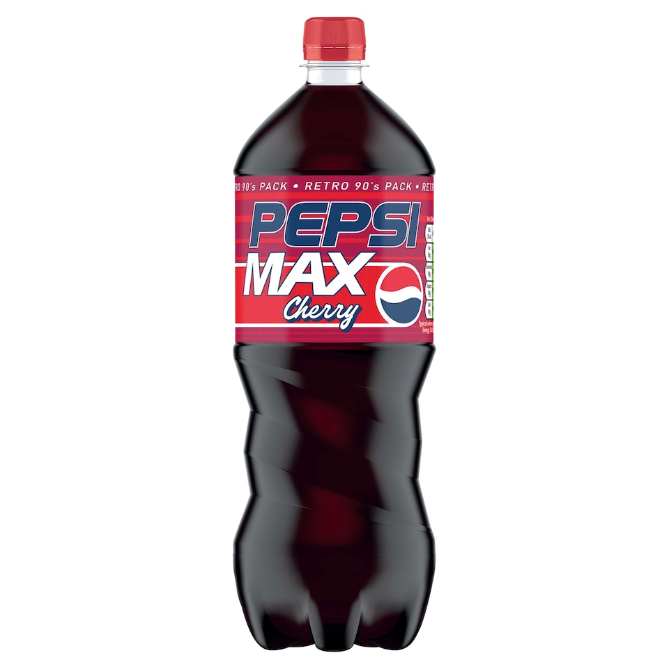 Pepsi Max Cherry Retro Pack 1.5ltr
