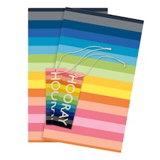 Tesco Multicoloured Stripe 2 Sheet 2 Tags