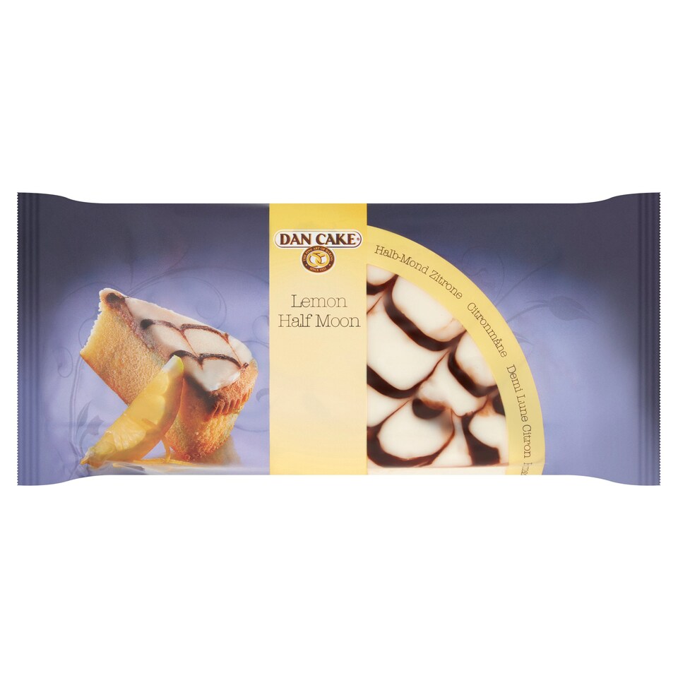 Dan Cake Lemon Half Moon Cake 350G Tesco Groceries