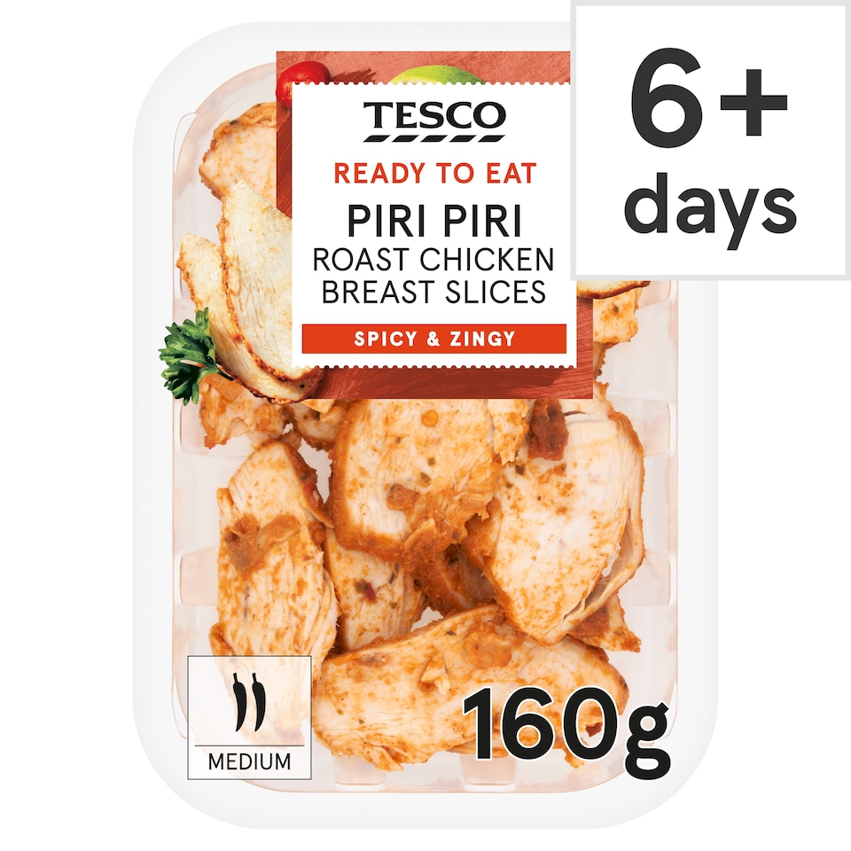 Tesco Piri Piri Roast Chicken Slices 160g