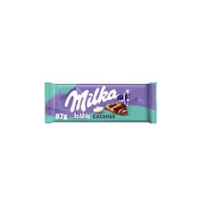 Milka Bubbly Coconut mliečna čokoláda z alpského mlieka s poréznou kokosovou náplňou 97 g