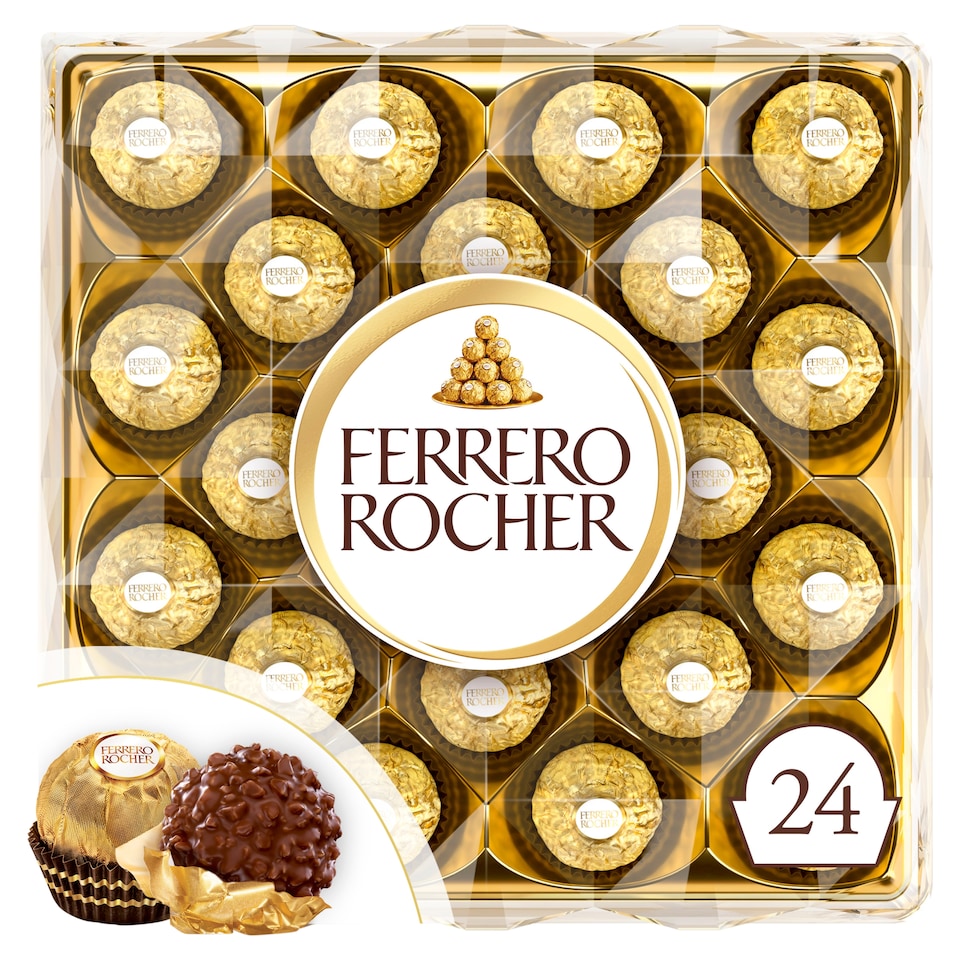 Ferrero Rocher Boxed Chocolates 24 Pieces 300g