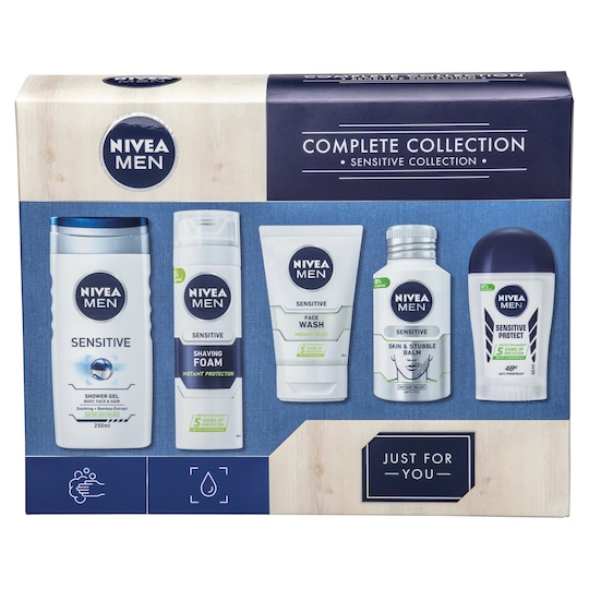 Nivea Men Complete Collection Sensitive Set Tesco Groceries