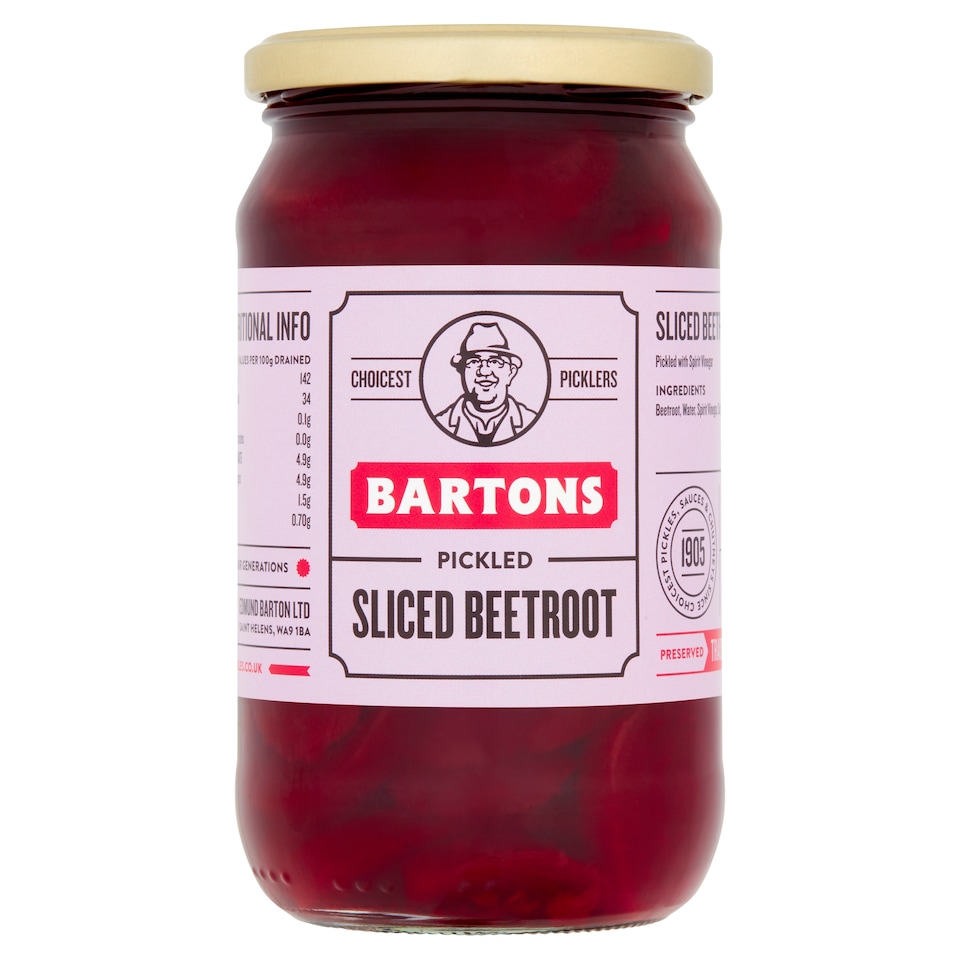 BARTONS SLICED BEETROOT 440G (L)