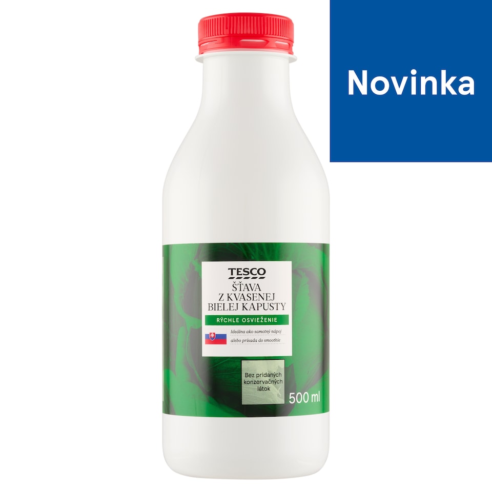 Tesco Fermented White Cabbage Juice 500 ml