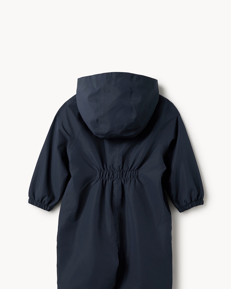 image 1 of F&F Boys Fleece Lined Waterproof Puddlesuit in Navy