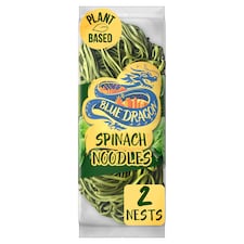 Blue Dragon Spinach Noodles Plant Based 125G