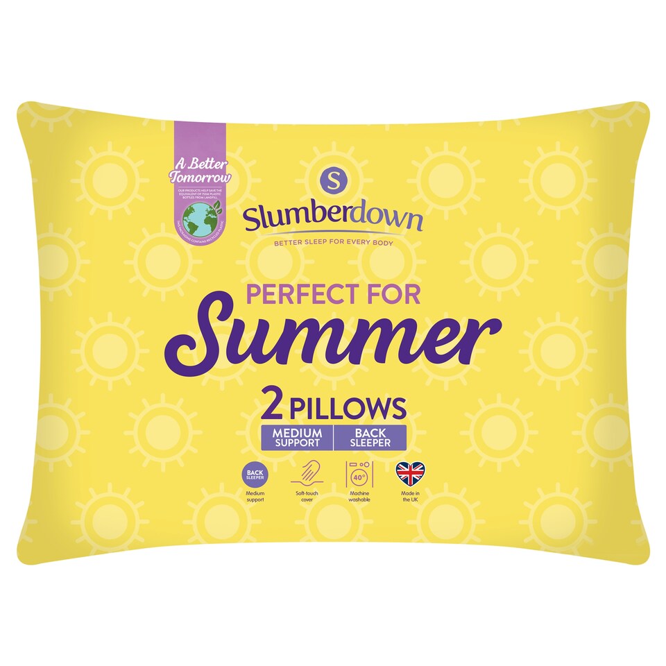 Slumberdown Perfect for Summer Pillow Pair