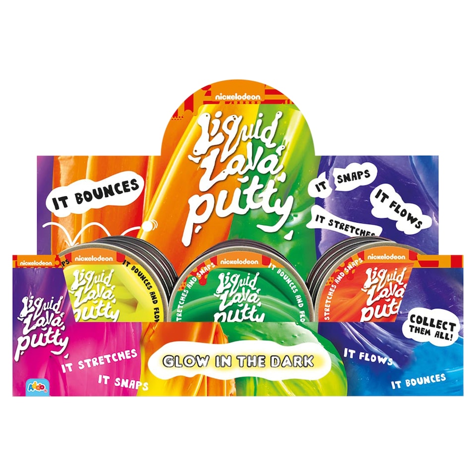 image 1 of Addo Liquid Lava Putty Sliz svítící ve tmě