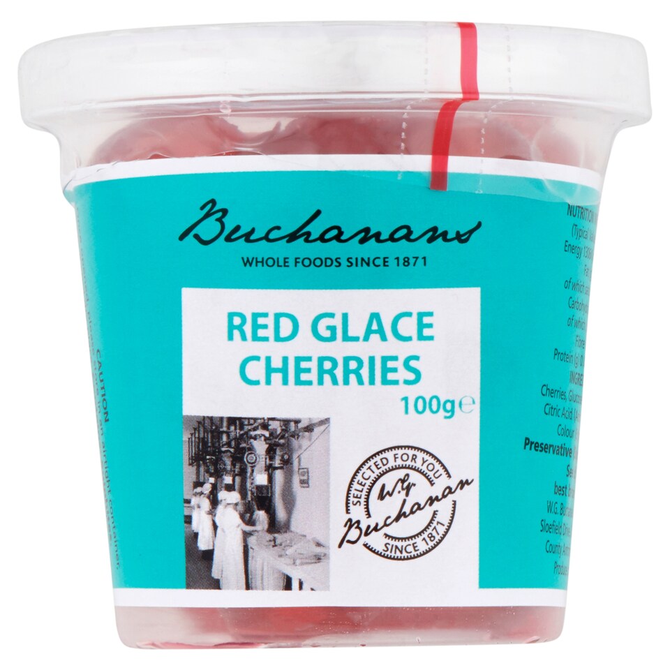 Buchanan Glace Cherries 100G