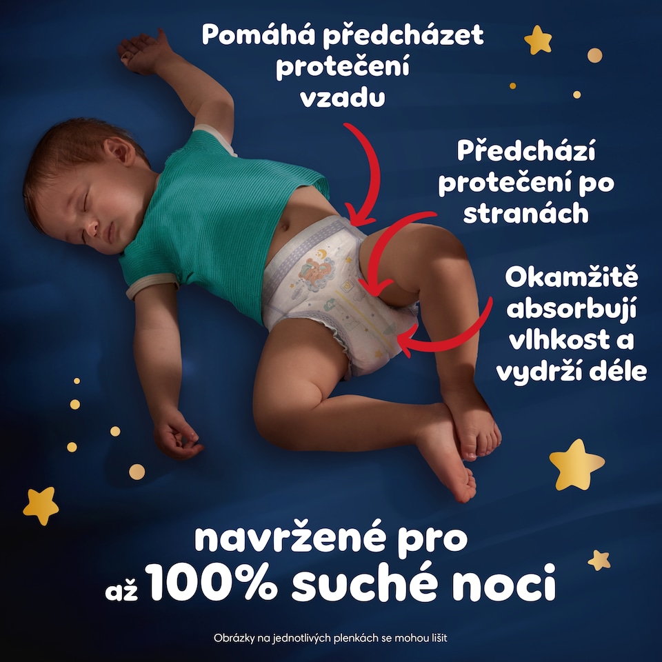 image 1 of Pampers Night Nappy Pants Size 6, 19 Nappies, 13kg-19kg