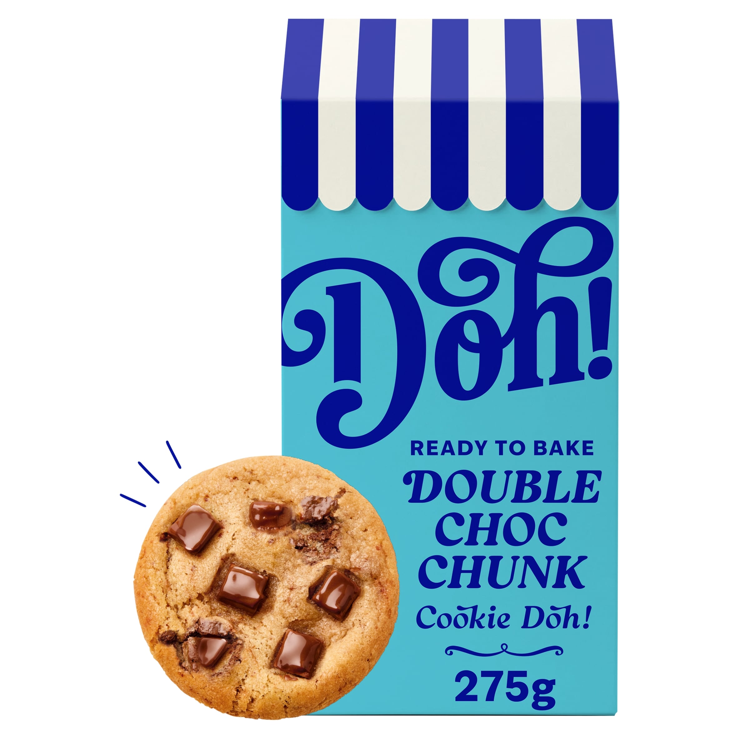Doh! Ready to bake Double Choc Chunk Cookie Dough 275g