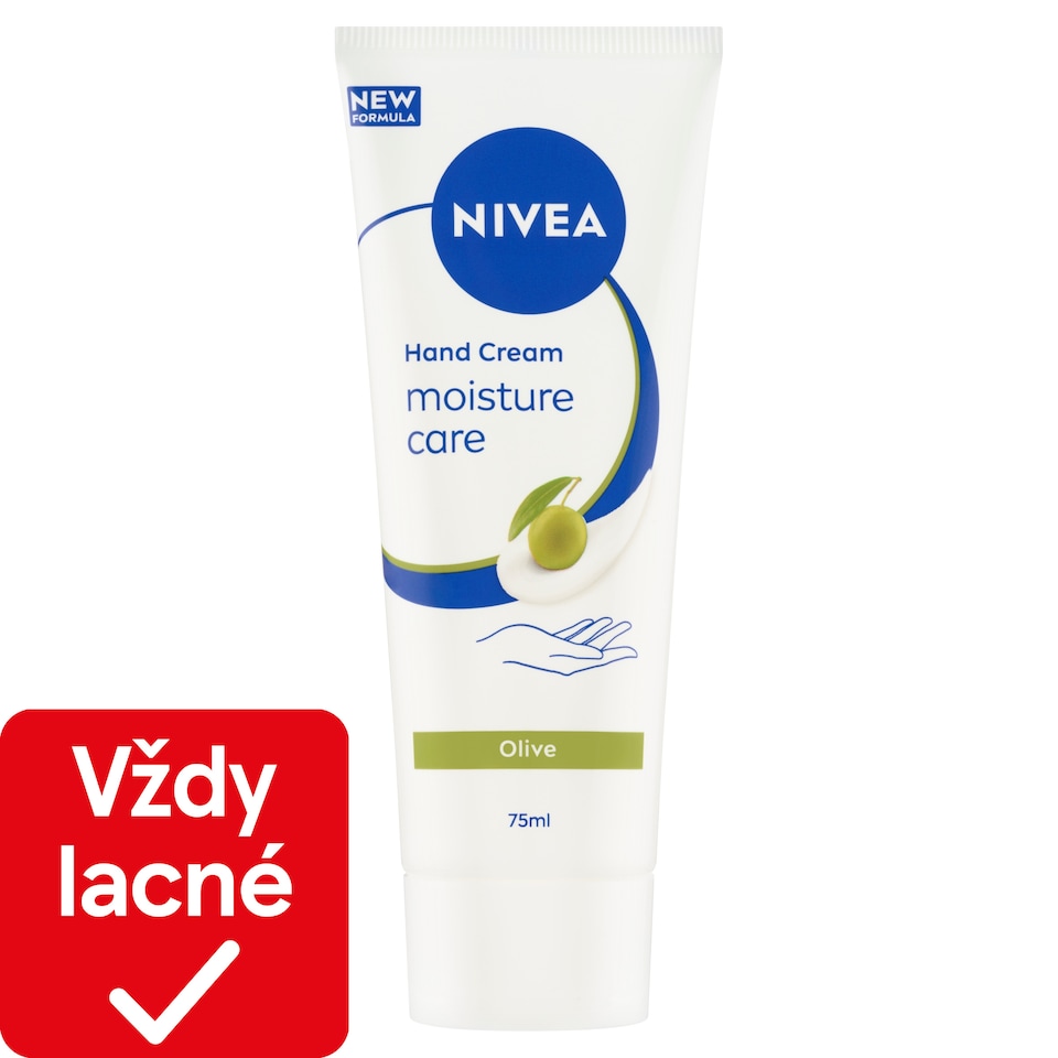 obrázok 1 z Nivea Moisture Care Hydratačný krém na ruky s olivovým olejom 75 ml
