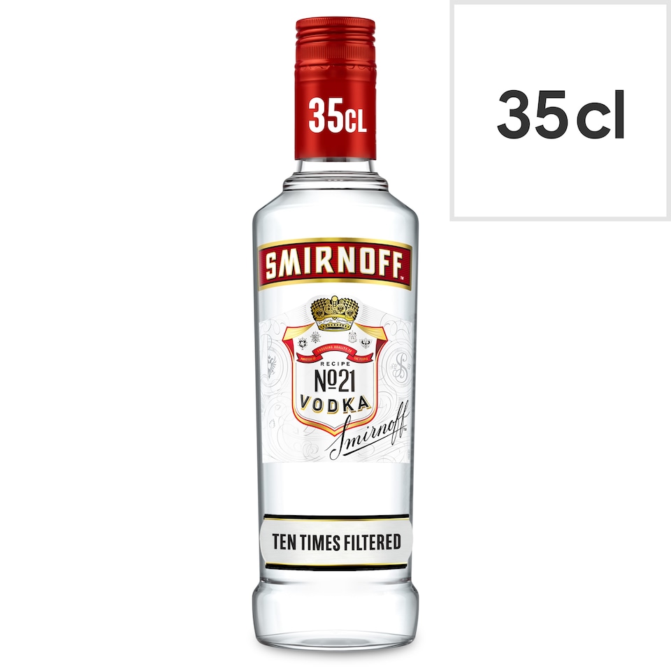 image 1 of Smirnoff No.21 Red Label Vodka 35cl