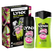 Lynx Epic Fresh Bodyspray & Bodywash Gift Set 