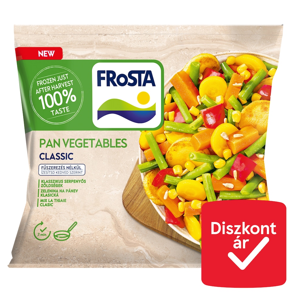 FRoSTA gyorsfagyasztott klasszikus serpenyős zöldségek 400 g