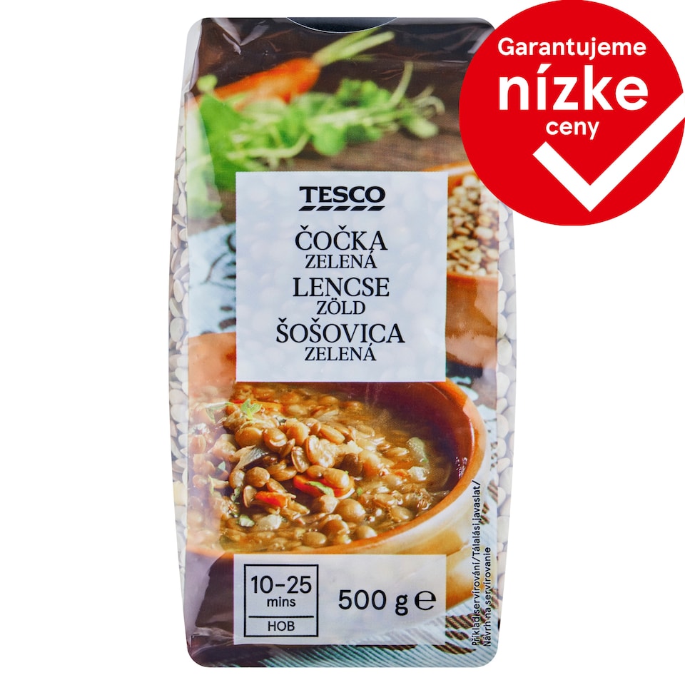 Tesco Green Lentils 500 g