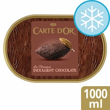 Carte D'or Indulgent Chocolate Ice Cream 1000Ml