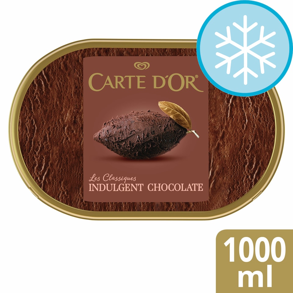 image 1 of Carte D'or Indulgent Chocolate Ice Cream 1000Ml