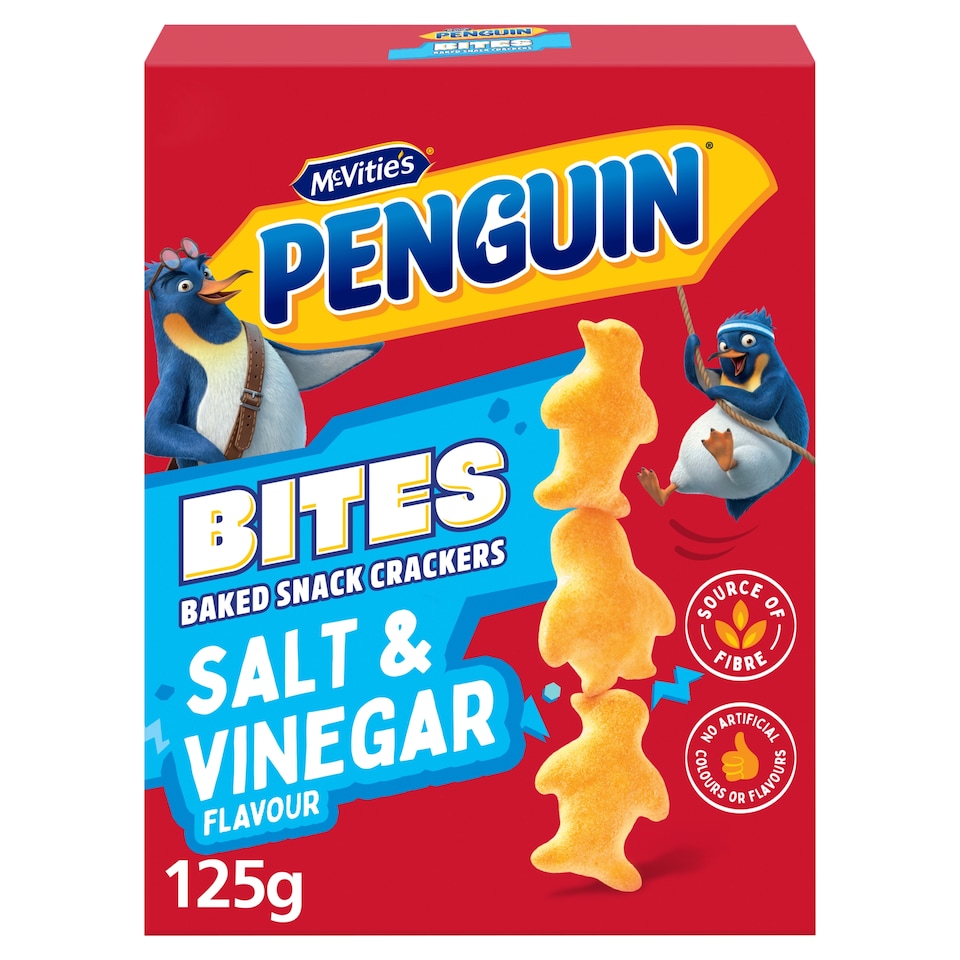 McVitie's Penguin Bites Salt & Vinegar 125g