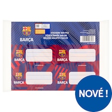FCB Balené nálepky 3 x 4 ks