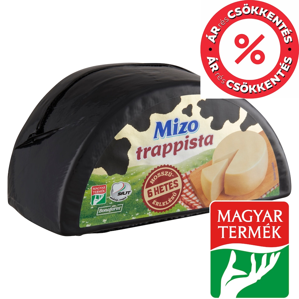 Mizo hosszú érlelésű trappista sajt 700 g