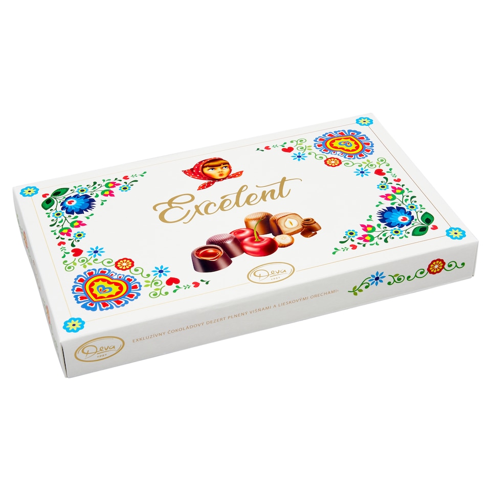 obrázok 1 z Deva Excelent exkluzívny čokoládový dezert plnený višňami a lieskovými orechami 140 g