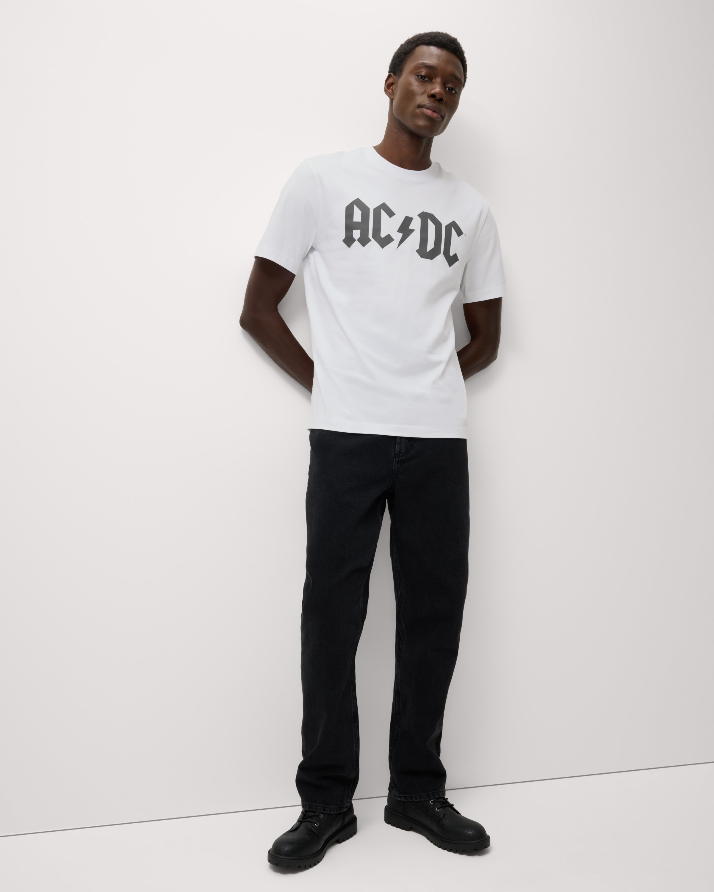 AC/DC Pure Cotton T-Shirt in White