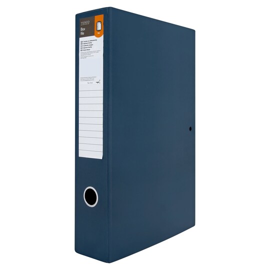 TESCO FOOLSCAP BOX FILE GREY Tesco Groceries
