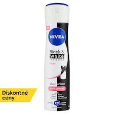 Nivea Black & White Invisible Clear Sprej antiperspirant 150 ml