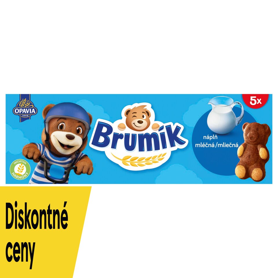 Opavia Brumík Milk Filling Sponge Cake 150 g